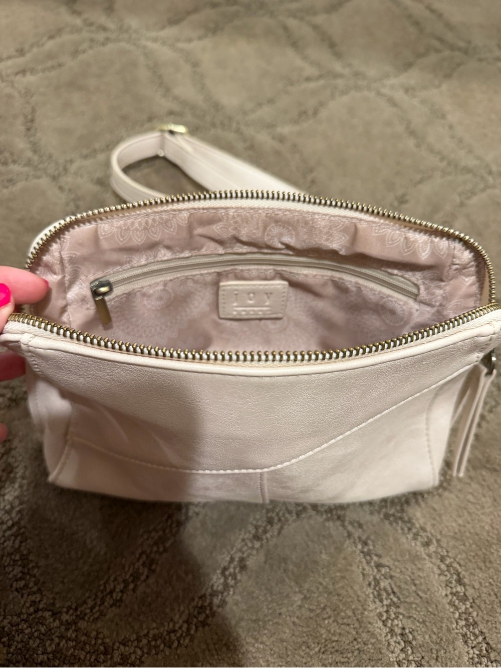 Joy Pale Pink Crossbody Bag - Soft Blush Women's Crossbody